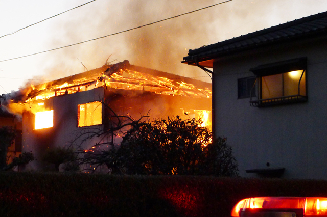 戸建て住宅の火災事故